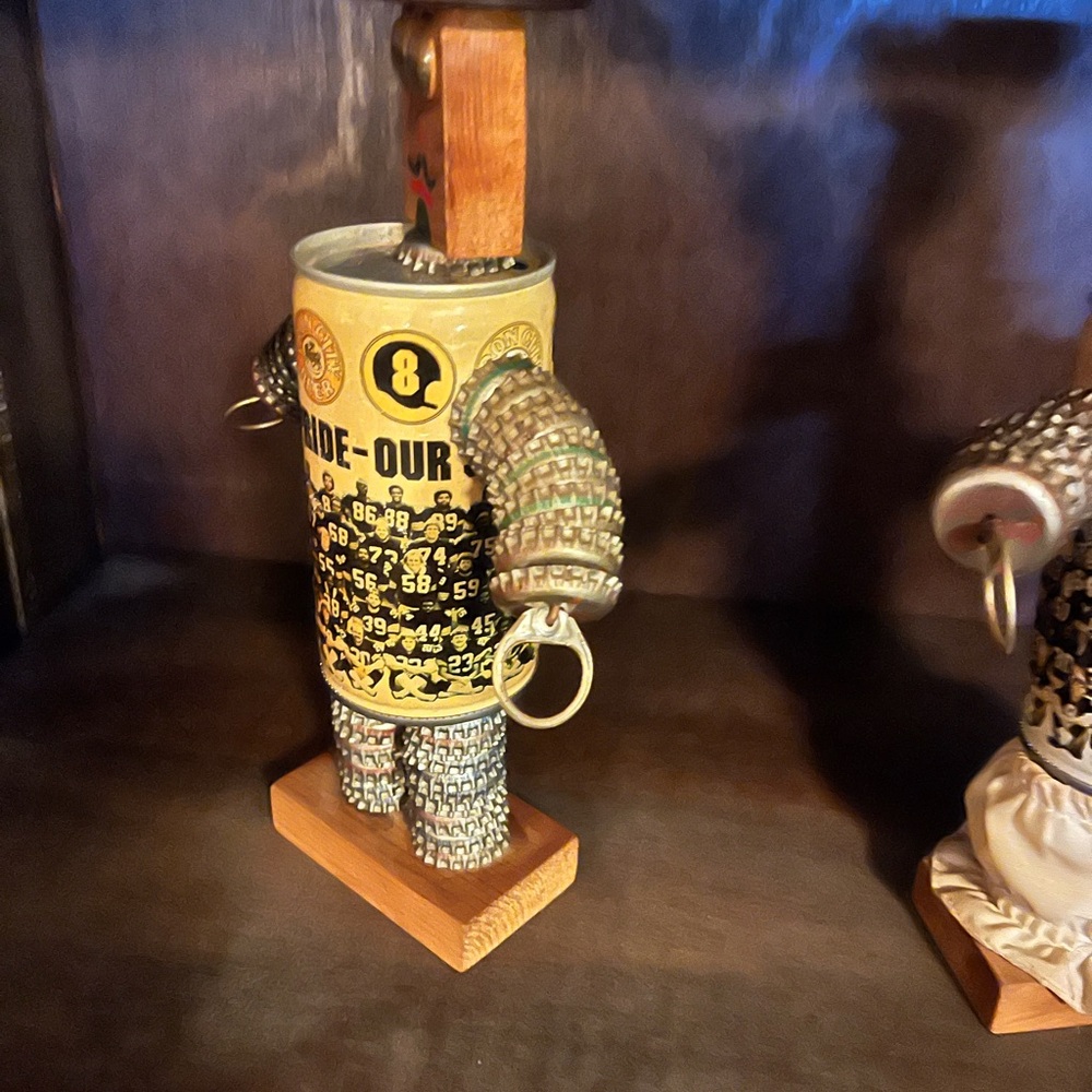 Vintage Pittsburgh Steelers can folk art - Picture 4 of 4